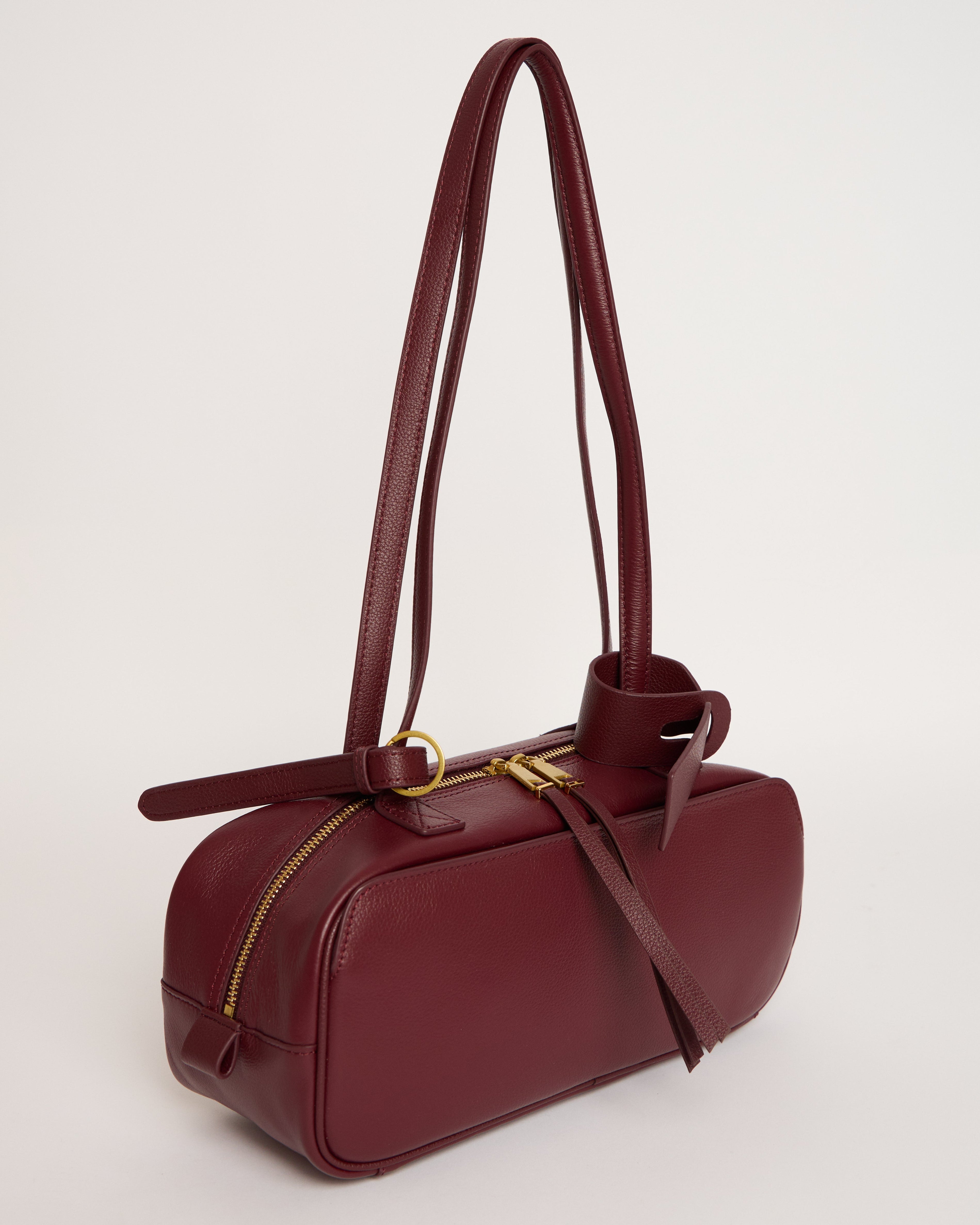 LEA BAG - BURGUNDY