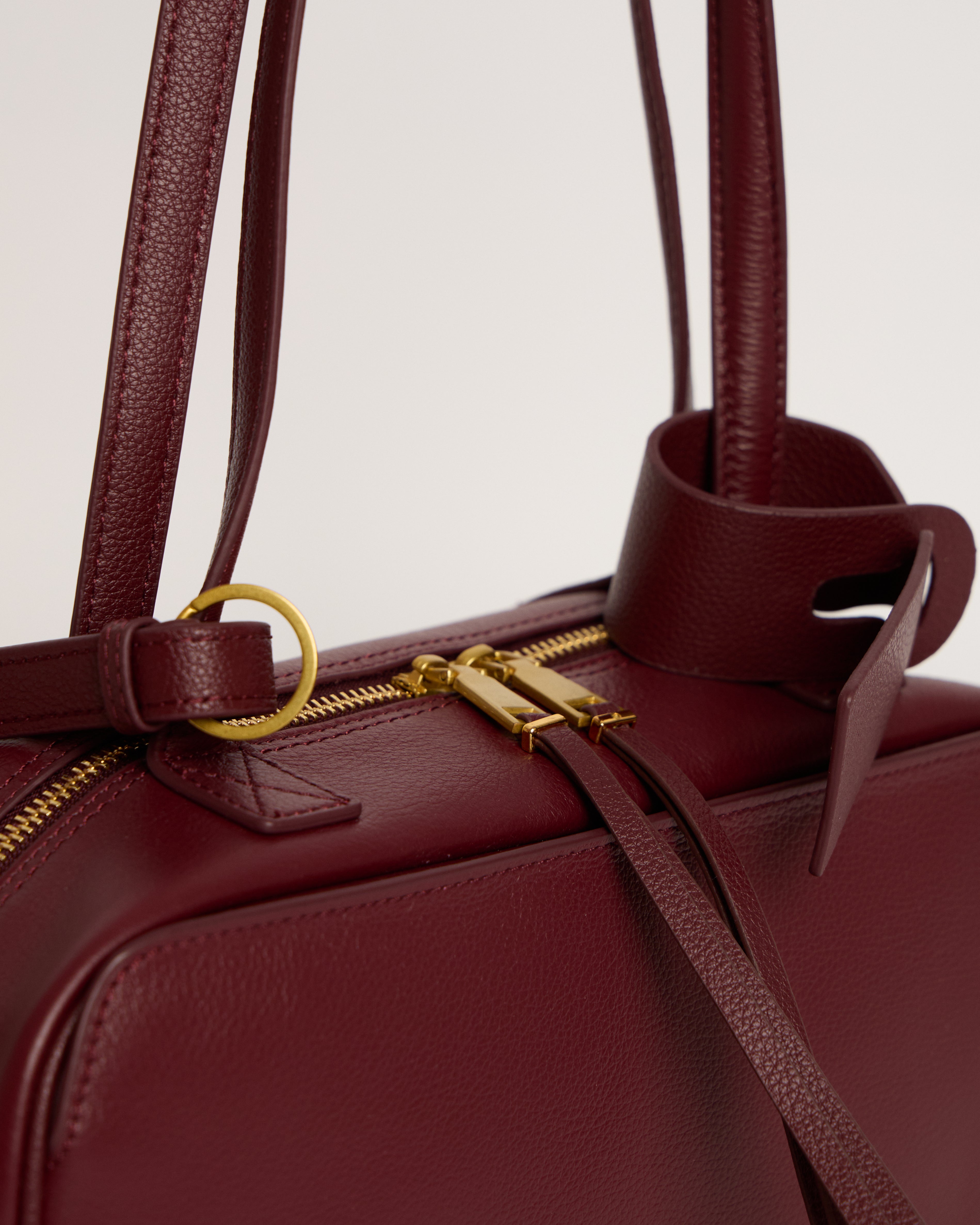LEA BAG - BURGUNDY
